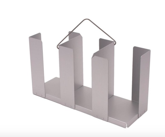 Petri Dish Holder 3 Compartment Aluminium